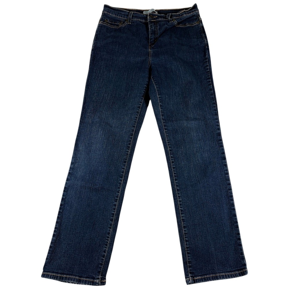 Vintage Levi's Slimming Straight Leg 512 Jeans Womens 14M Blue Denim Mid Rise